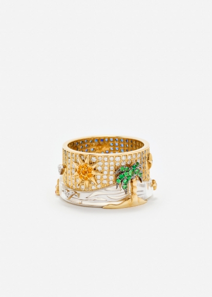 BAGUE 24 HEURES OR JAUNE