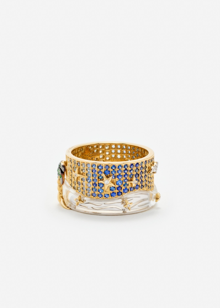 BAGUE 24 HEURES OR JAUNE