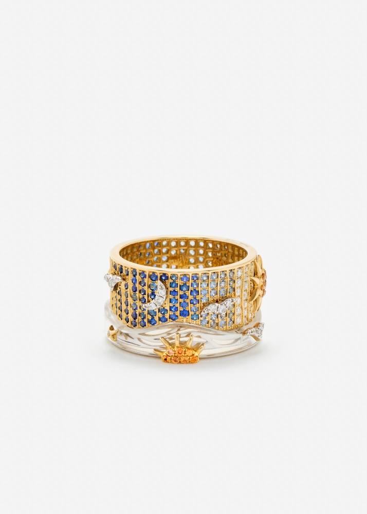 BAGUE 24 HEURES OR JAUNE