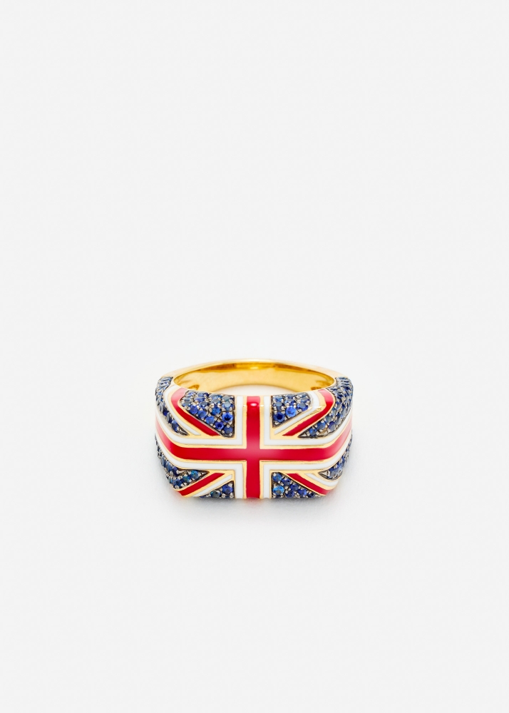 MINI CHEVALIÈRE L'ANGLETERRE OR JAUNE