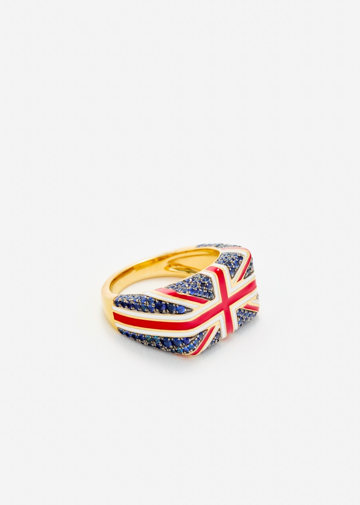 MINI CHEVALIÈRE L'ANGLETERRE OR JAUNE