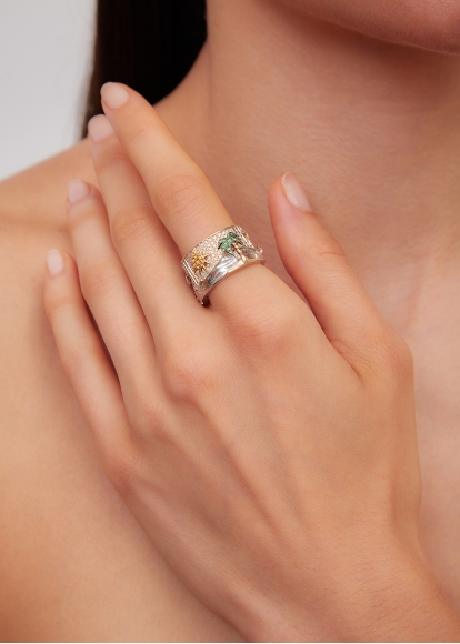 BAGUE 24 HEURES OR JAUNE