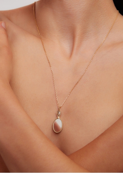 PENDENTIF JOLI MIROIR 2 ORS