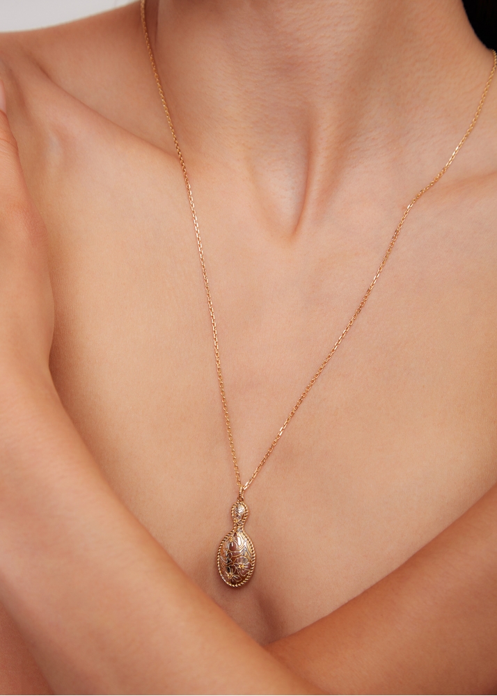 PENDENTIF JOLI MIROIR 2 ORS