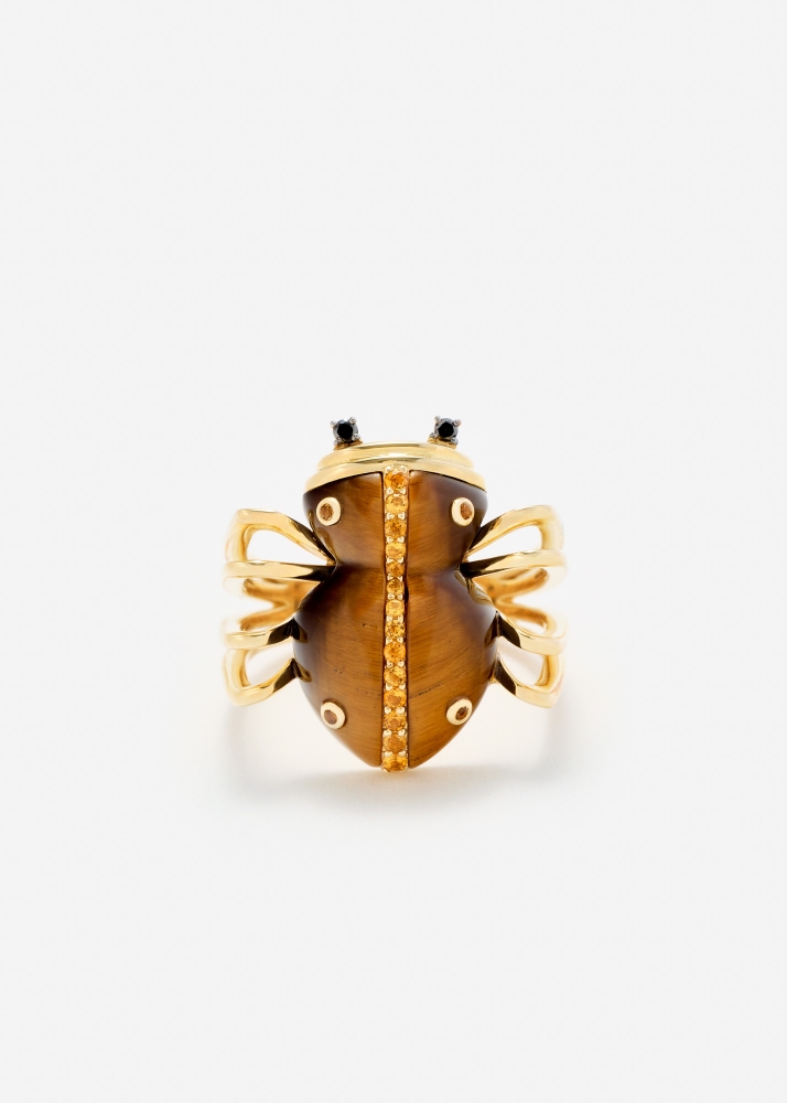 BAGUE ARAIGNÉE OR JAUNE