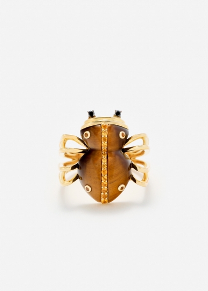 BAGUE ARAIGNÉE OR JAUNE