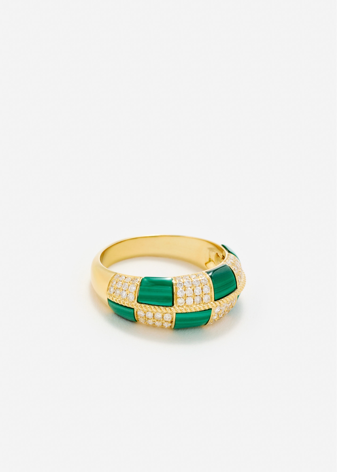ALLIANCE DAMIER MALACHITE OR JAUNE
