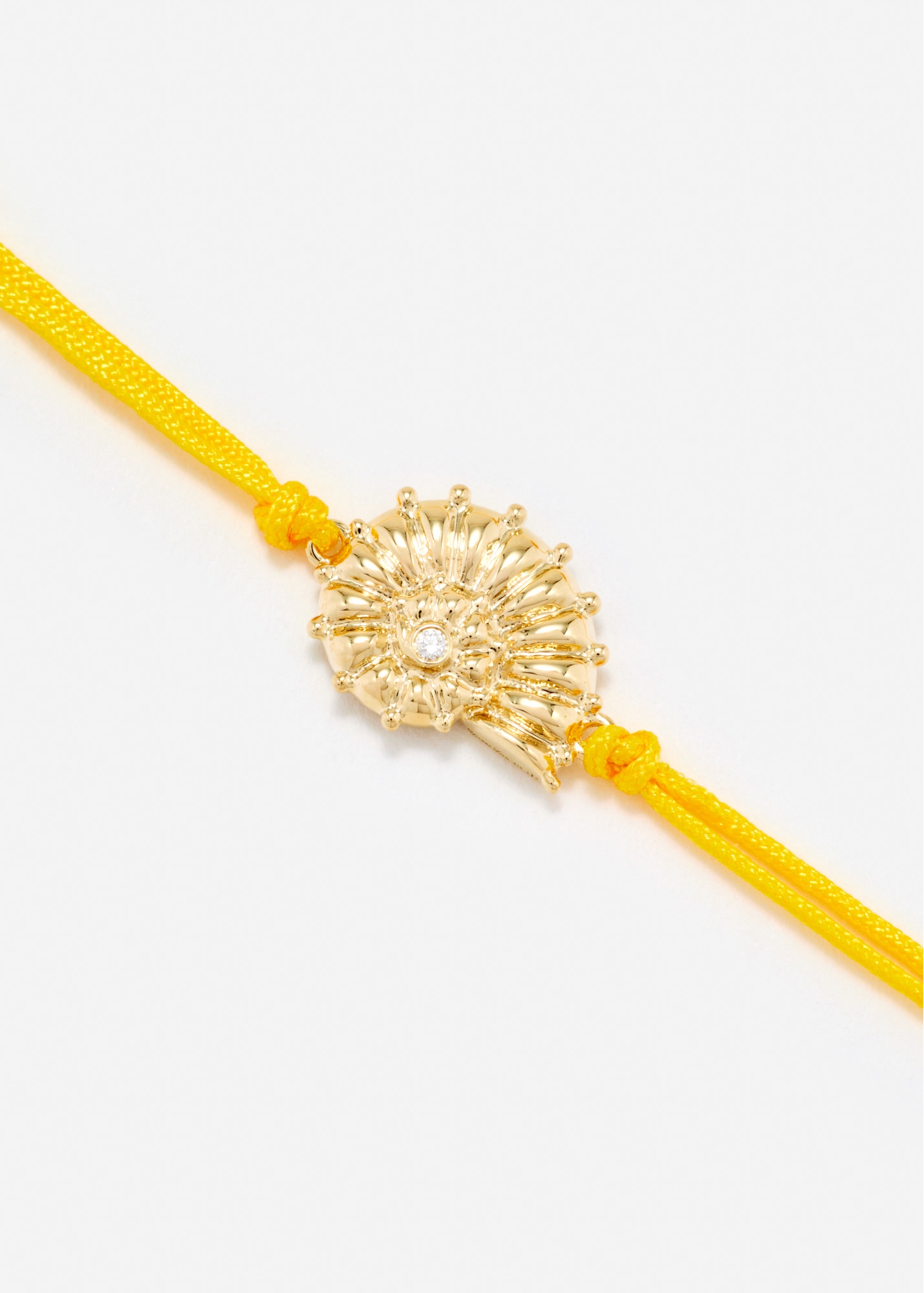 BRACELET FIL NAUTILUS JAUNE OR JAUNE