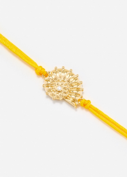 BRACELET FIL NAUTILUS JAUNE OR JAUNE