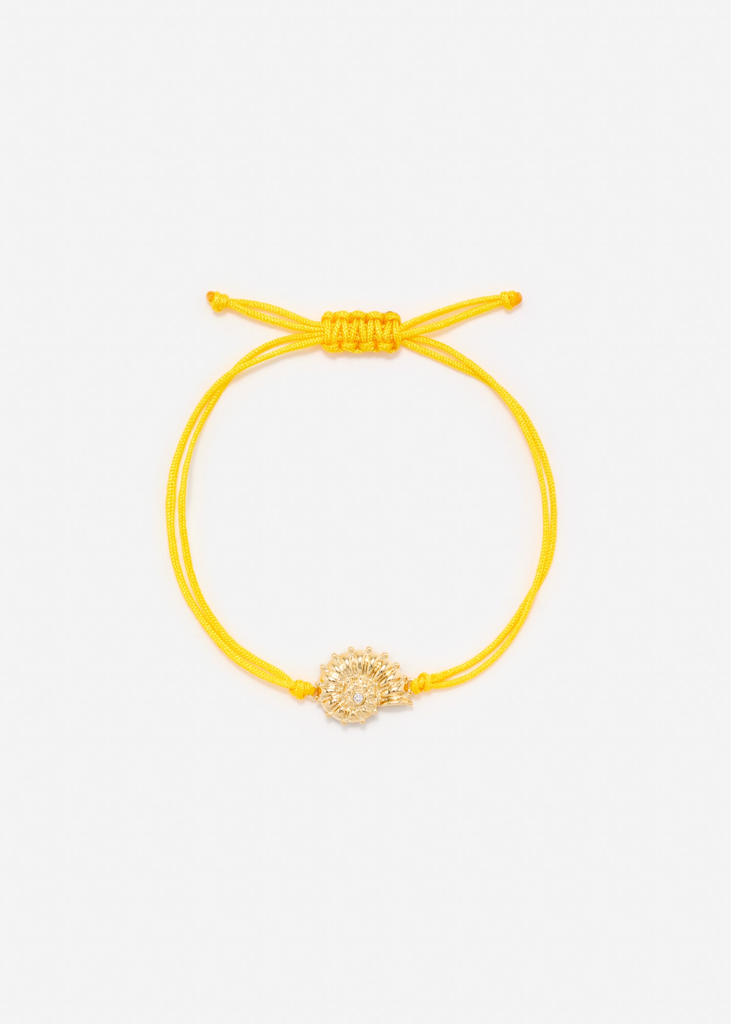 BRACELET FIL NAUTILUS JAUNE OR JAUNE