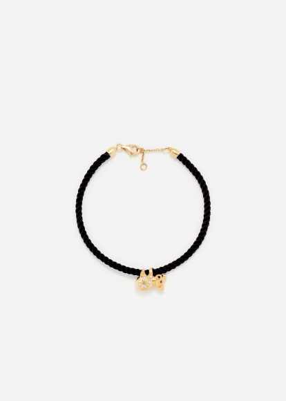 BRACELET KOALA NOIR OR JAUNE
