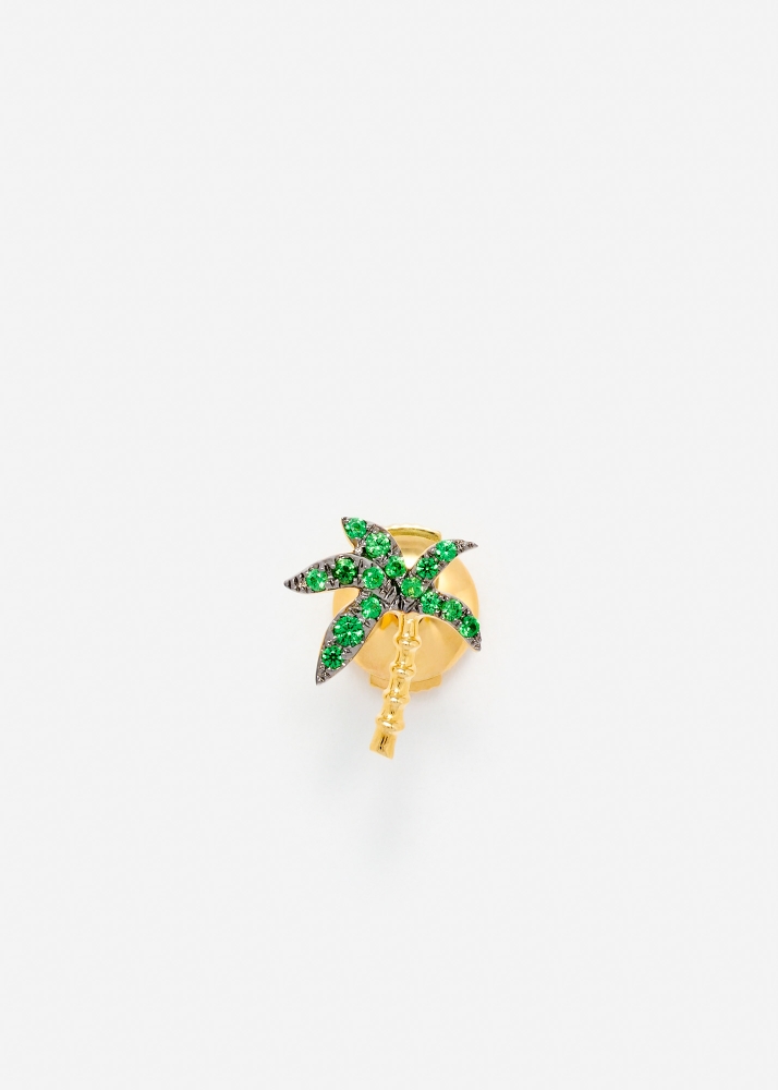 PUCE PALMIER TSAVORITES OR JAUNE
