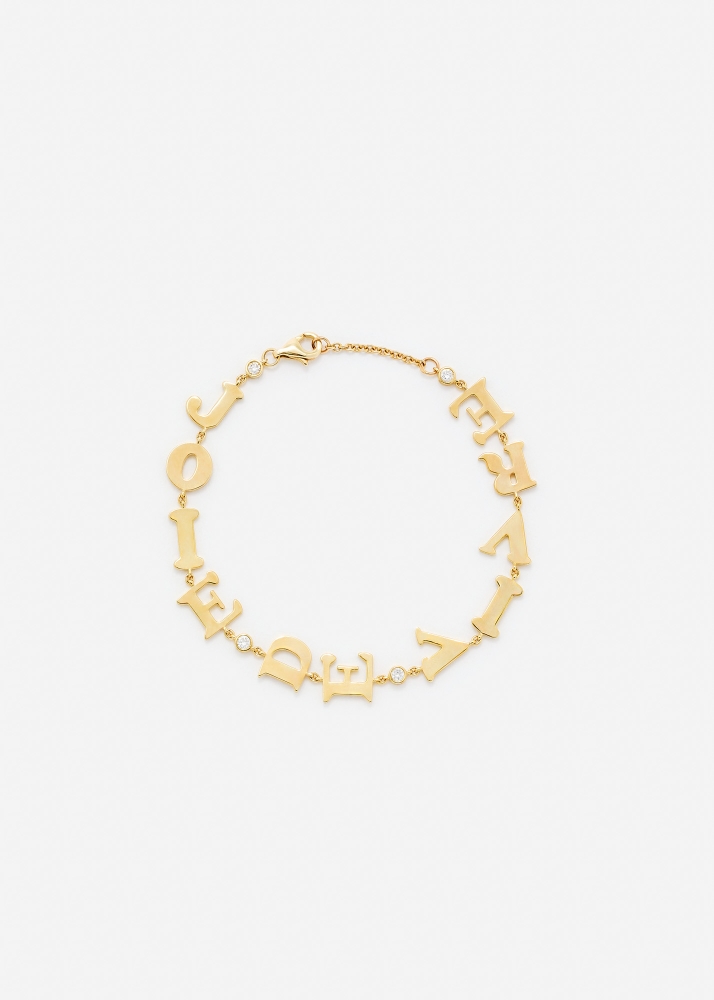 BRACELET JOIE DE VIVRE OR JAUNE