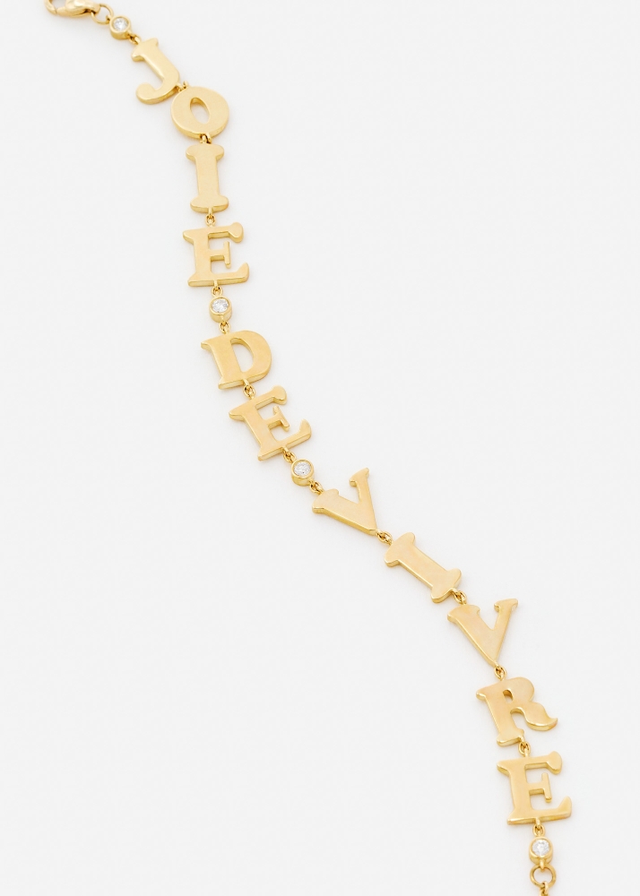 BRACELET JOIE DE VIVRE OR JAUNE