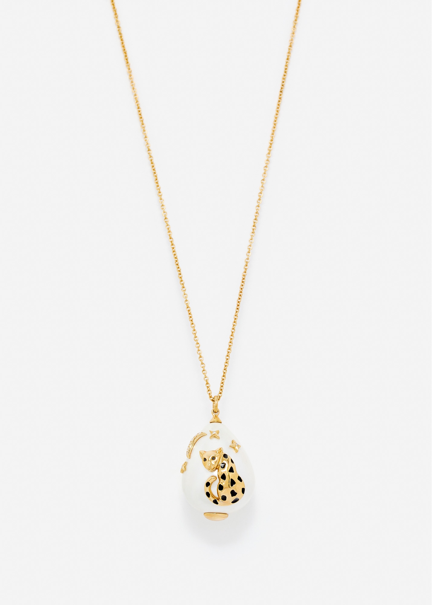 PENDENTIF BELLE DE NUIT OR JAUNE