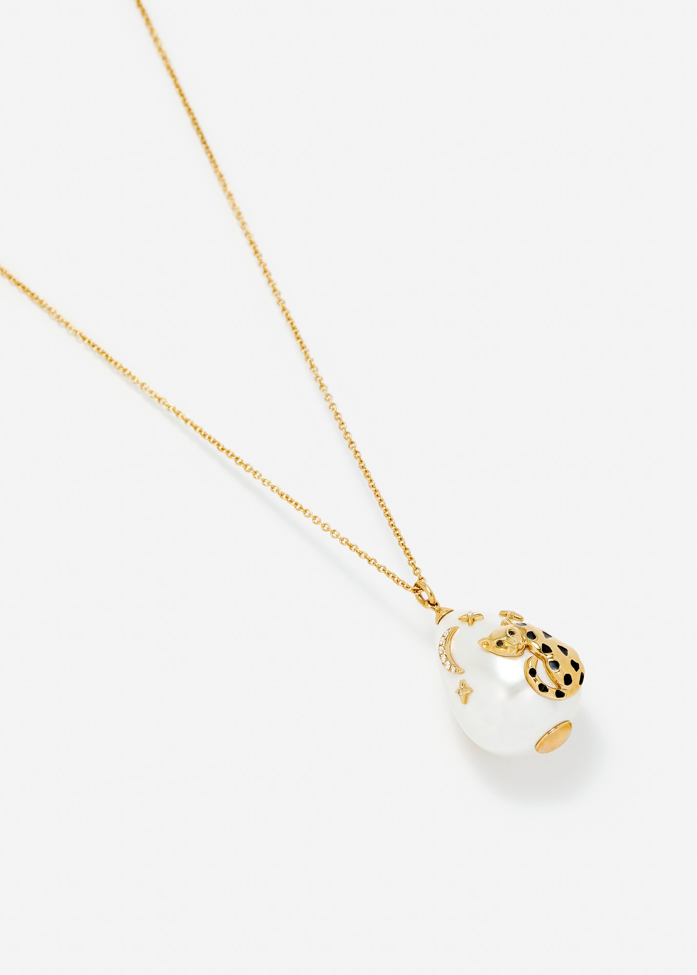 PENDENTIF BELLE DE NUIT OR JAUNE