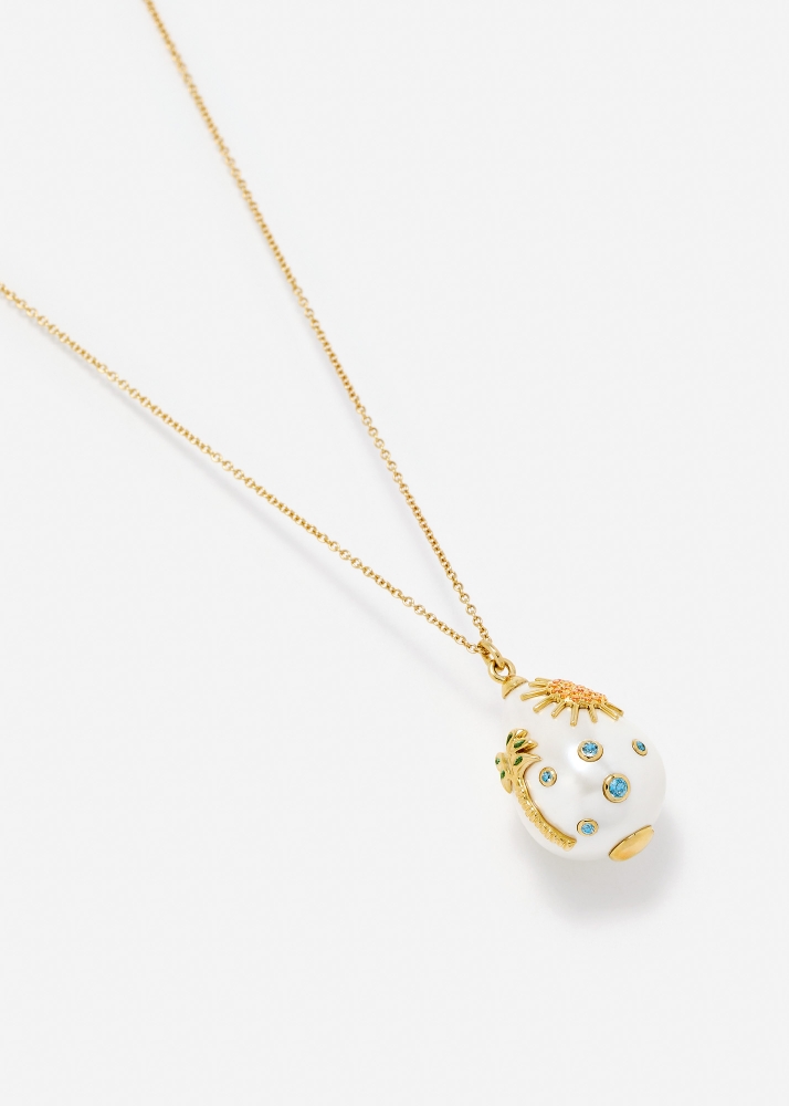 PENDENTIF JOIE DE VIVRE OR JAUNE