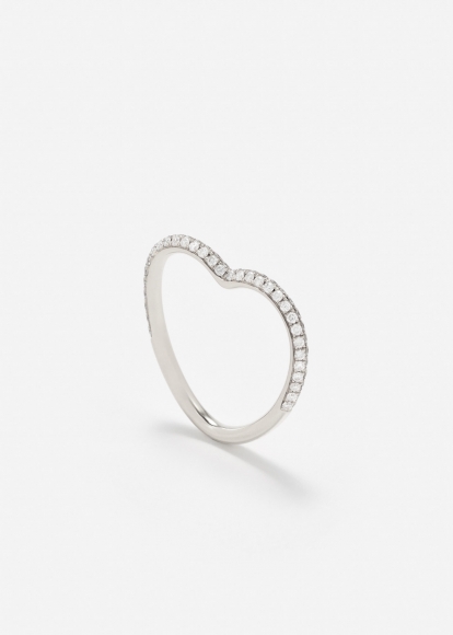 ALLIANCE COEUR DIAMANTS OR BLANC