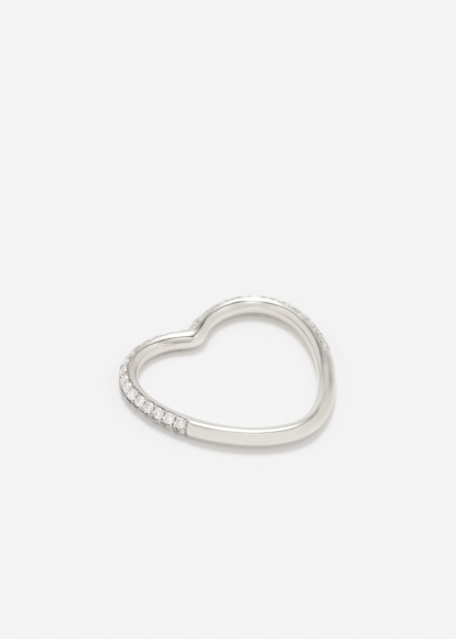 ALLIANCE COEUR DIAMANTS OR BLANC