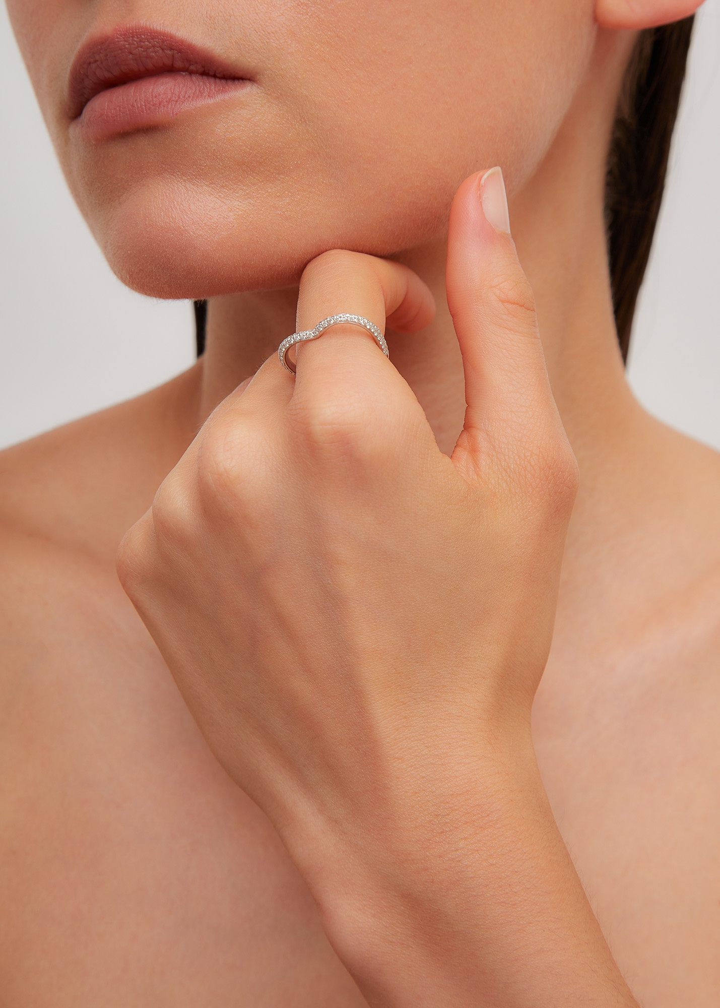 ALLIANCE COEUR DIAMANTS OR BLANC