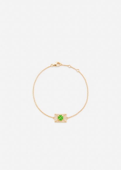 BRACELET MA CHANCE OR JAUNE