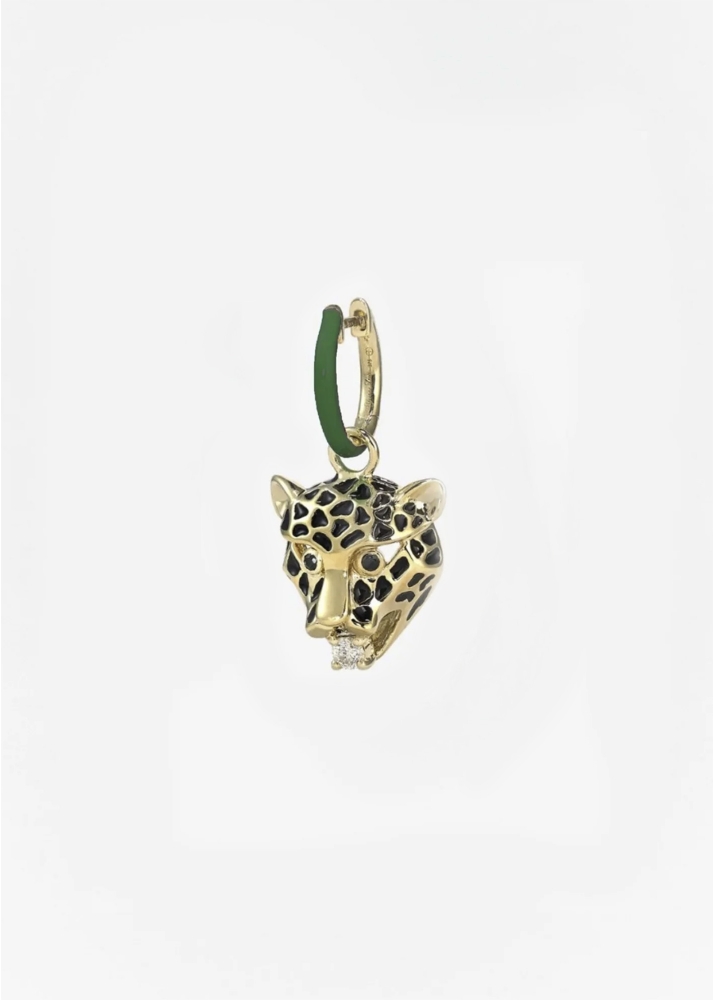 CRÉOLE VERTE LÉOPARD OR JAUNE