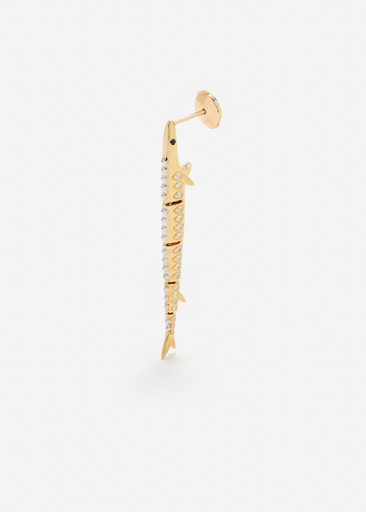 BOUCLE D’OREILLE MARLIN GM OR JAUNE