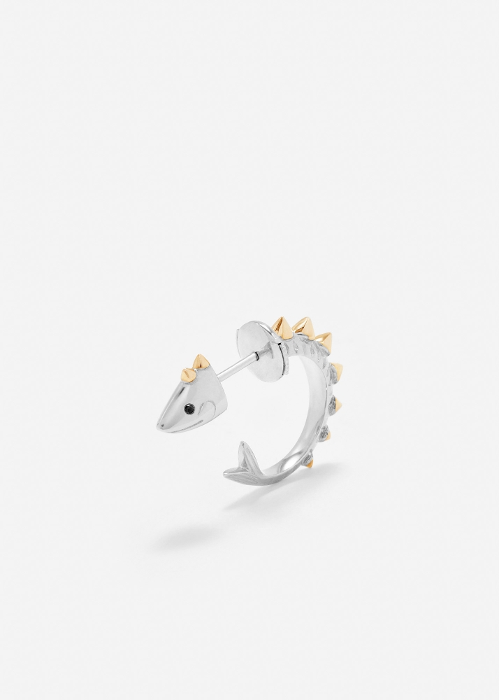 PUCE & DESSOUS MARLIN OR BLANC