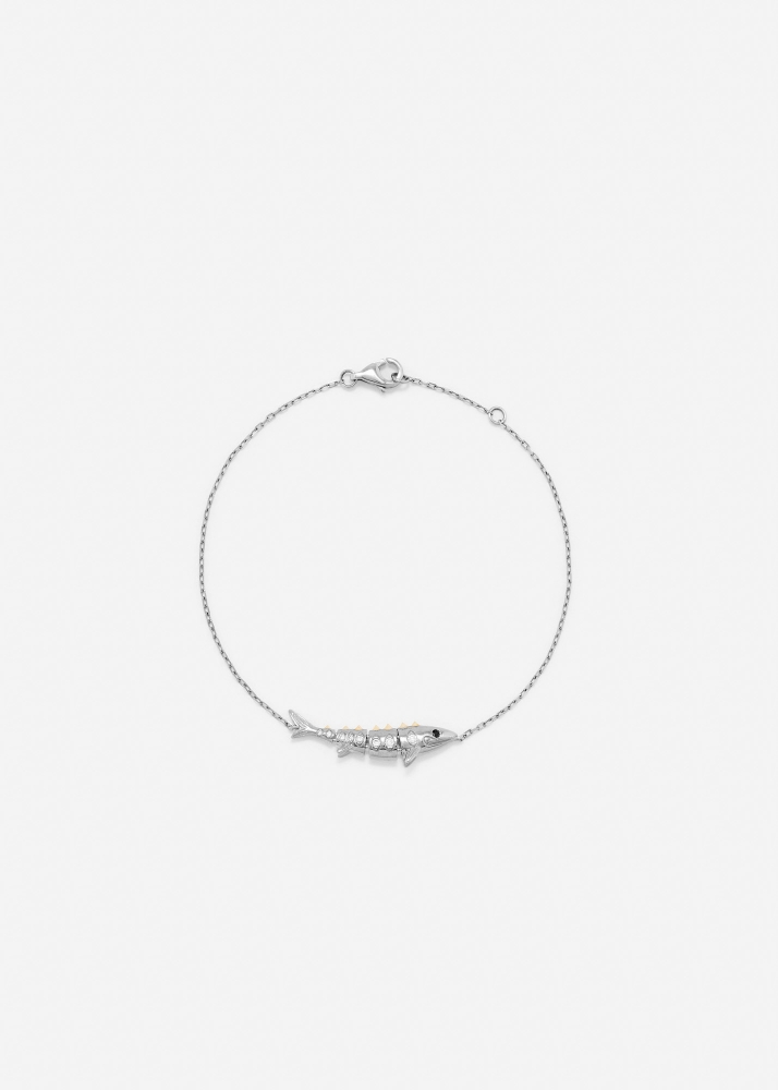 BRACELET MARLIN OR BLANC