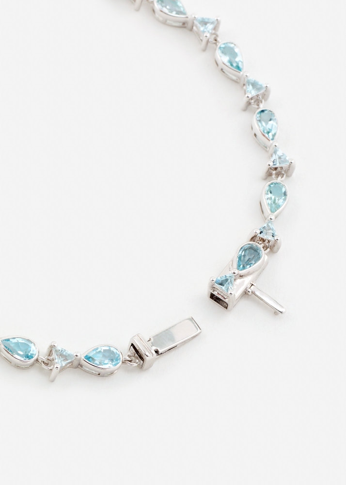 BRACELET LES PETITS POISSONS OR BLANC