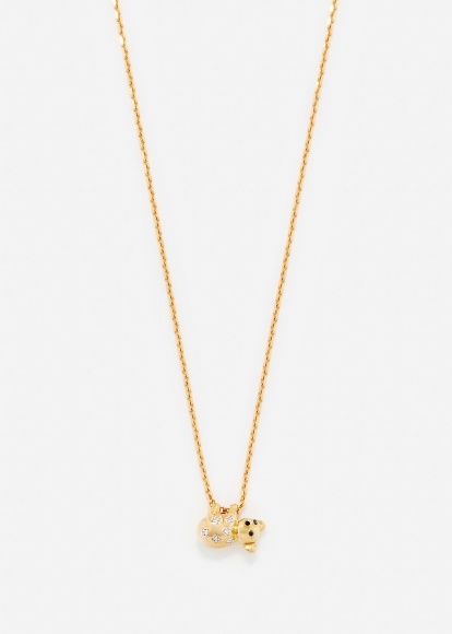 COLLIER CHAÎNE KOALA OR JAUNE
