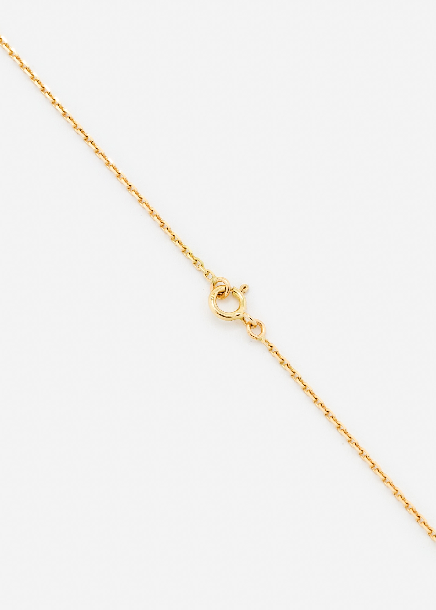 COLLIER CHAÎNE KOALA OR JAUNE