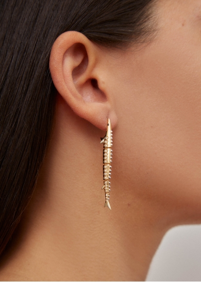 BOUCLE D’OREILLE MARLIN GM OR JAUNE