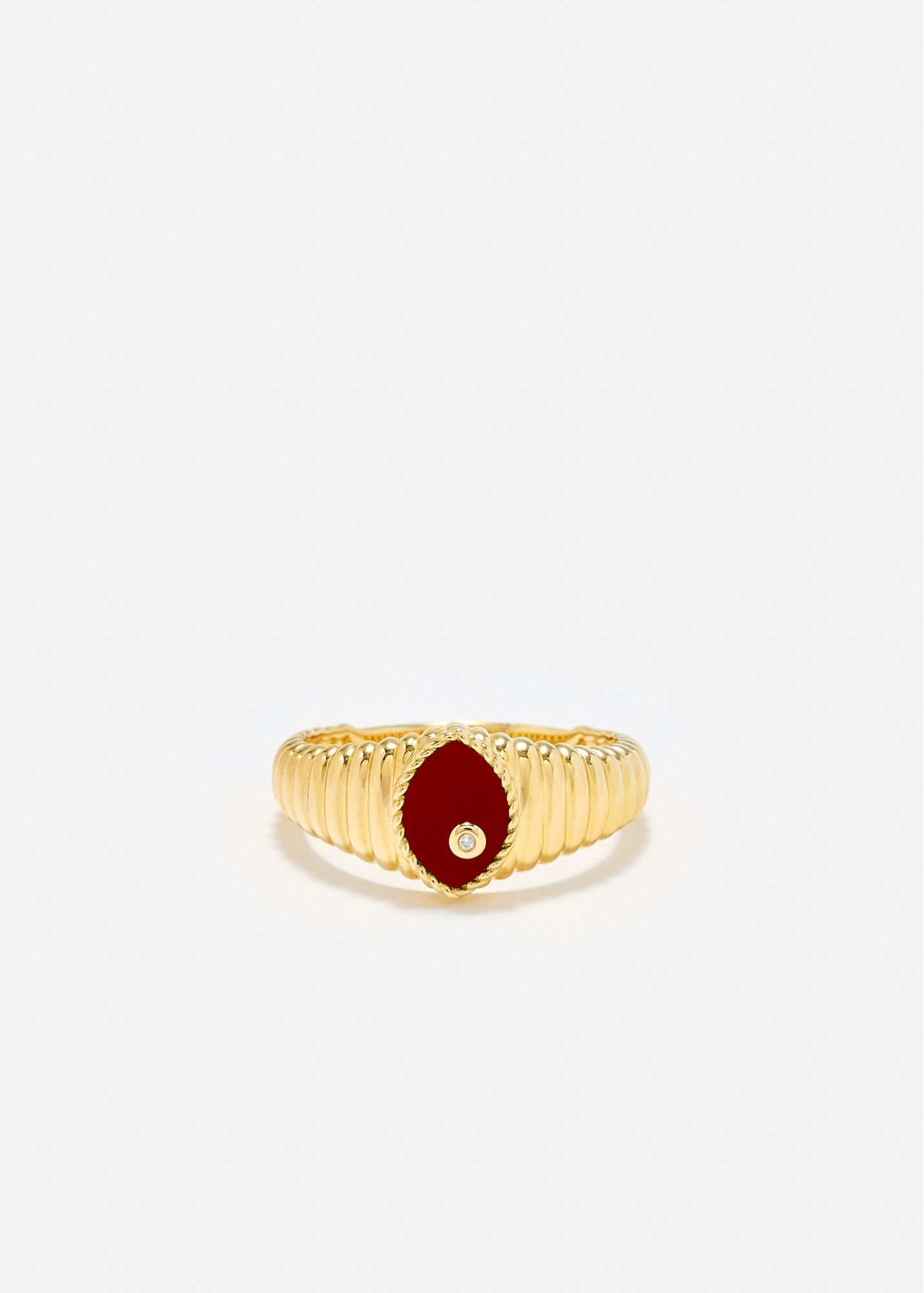 BABY CHEVALIÈRE MARQUISE BERLINGOT AGATE ROUGE OR JAUNE