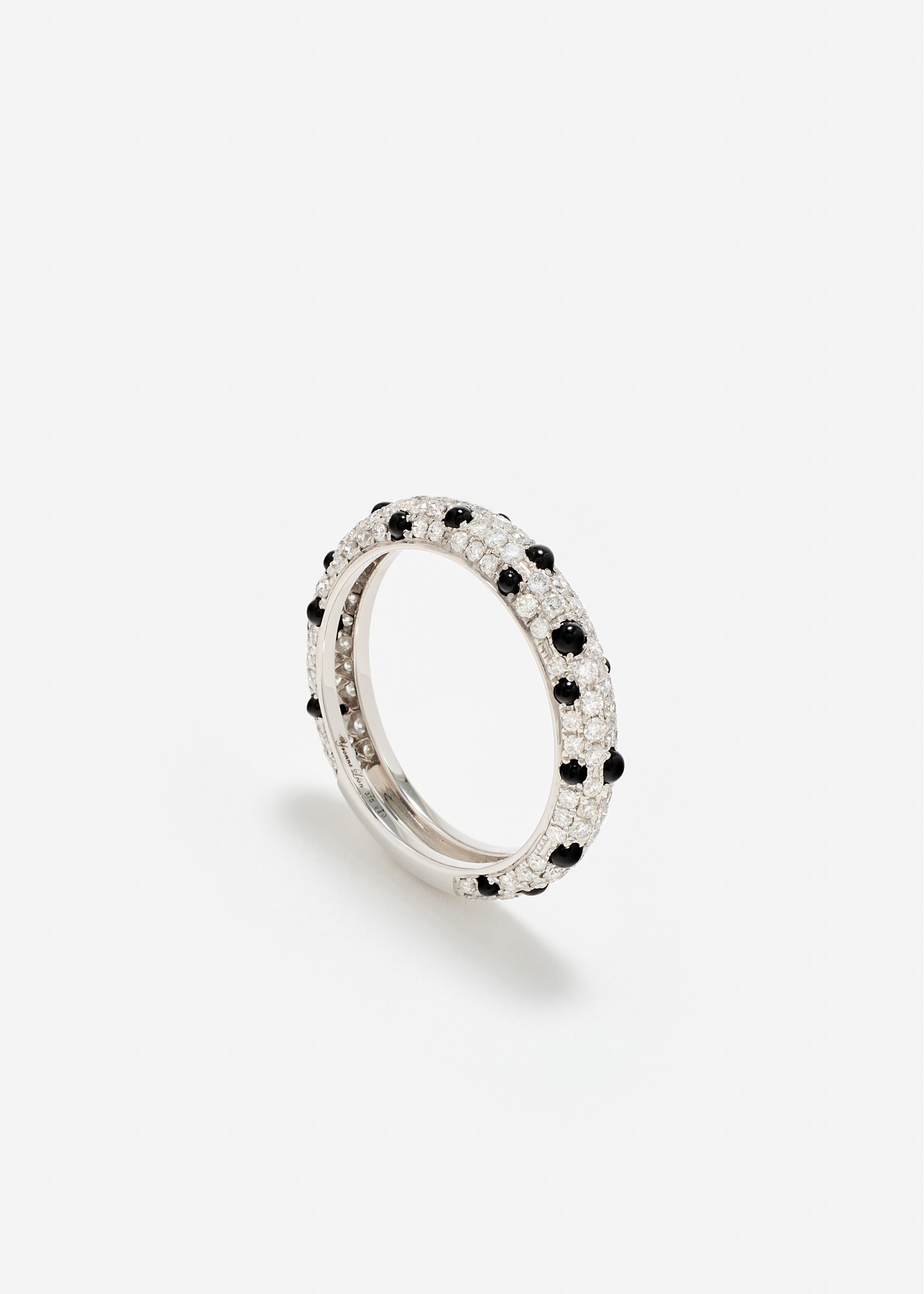 ALLIANCE DALMATIEN DIAMANTS OR BLANC