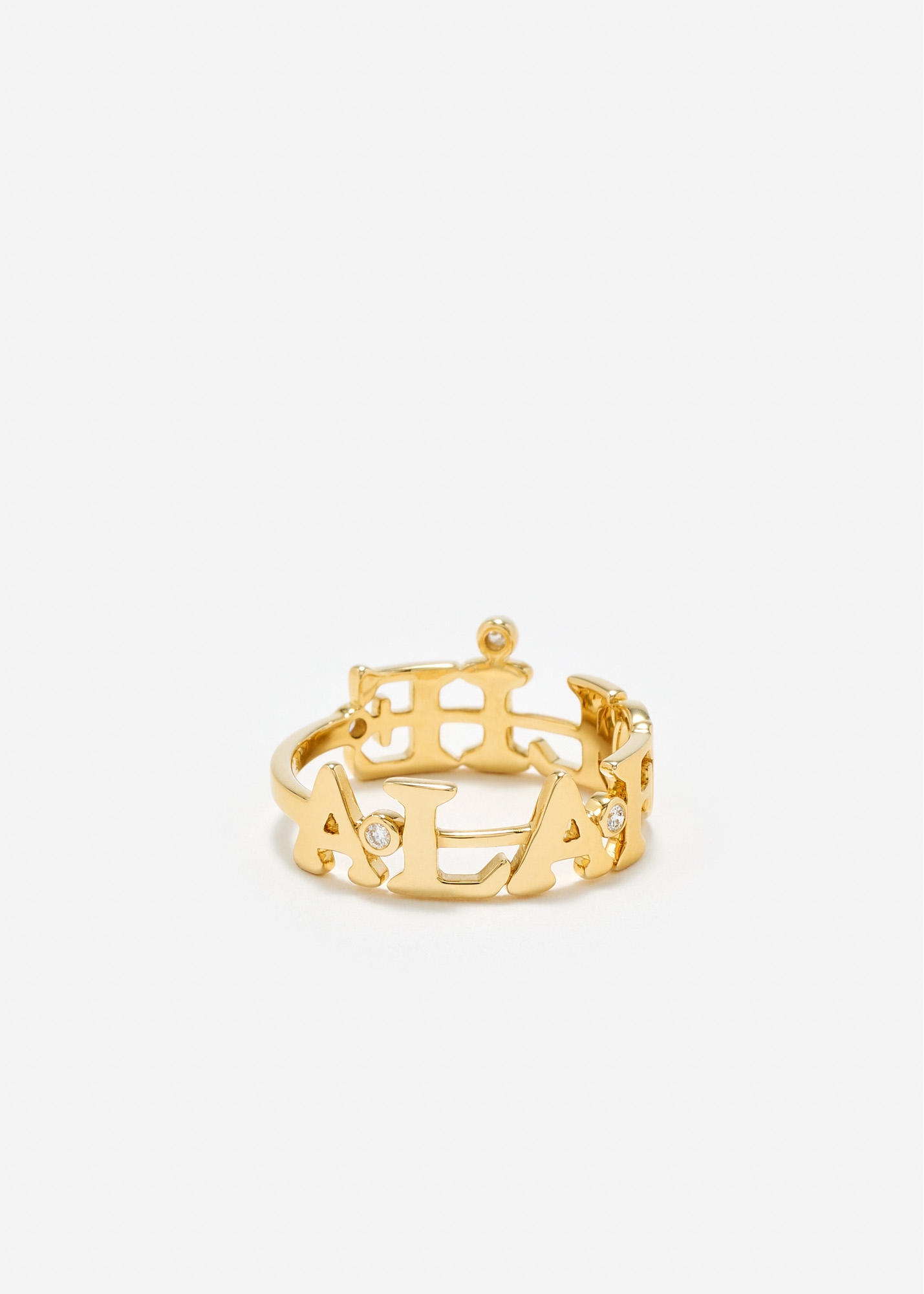BAGUE À LA FOLIE OR JAUNE