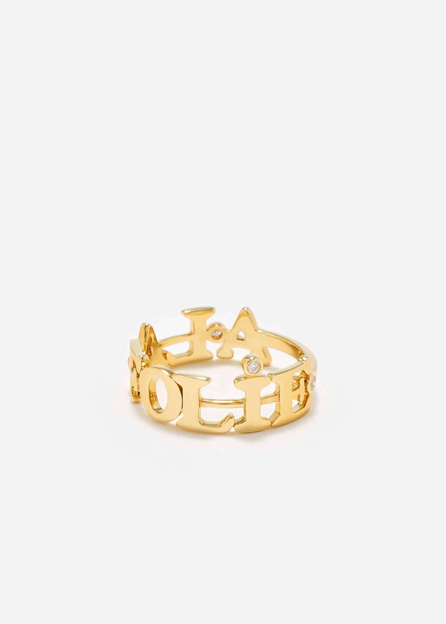 BAGUE À LA FOLIE OR JAUNE