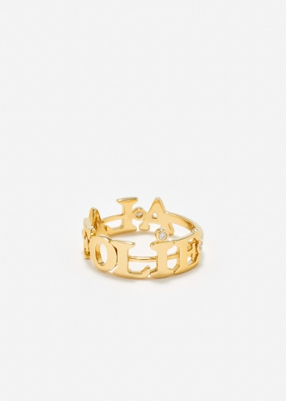 BAGUE À LA FOLIE OR JAUNE