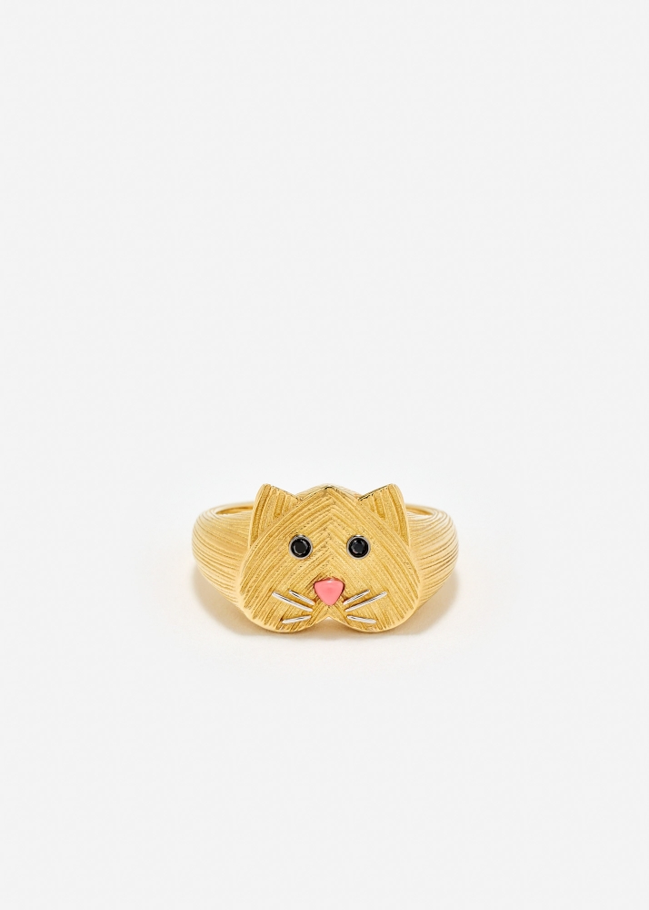 MINI CHEVALIÈRE CHATON OR JAUNE