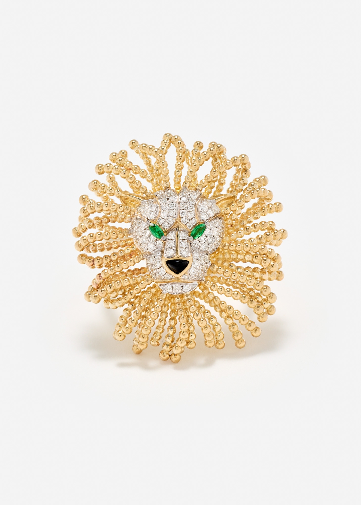 BAGUE LION D’OR OR JAUNE