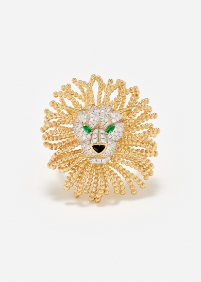 BAGUE LION D’OR OR JAUNE