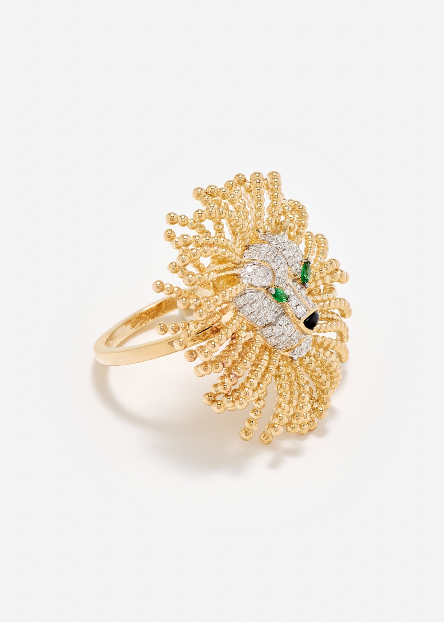 BAGUE LION D’OR OR JAUNE