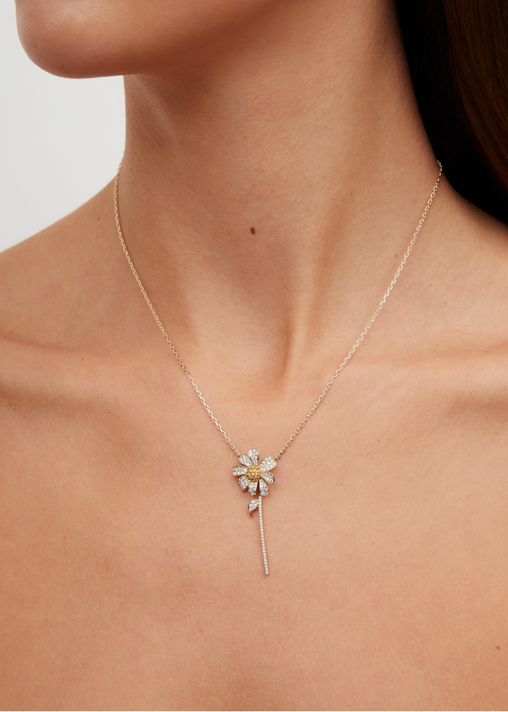 FLEUR DE CENTRE DAISY OR JAUNE