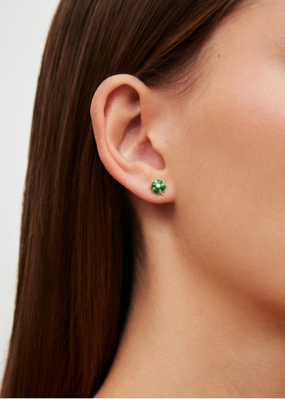 NANO PUCE TRÈFLE OR JAUNE