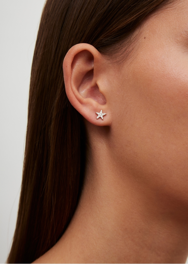 NANO PUCE ÉTOILE DE MER OR JAUNE