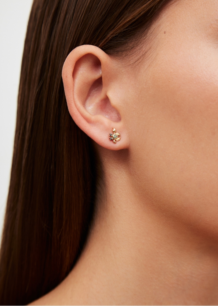 NANO PUCE CRABE OR JAUNE