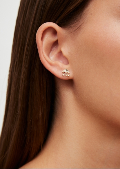 NANO PUCE MÉDUSE OR JAUNE