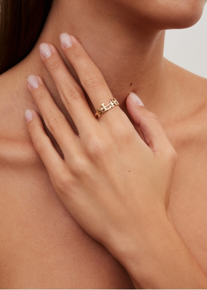 BAGUE À LA FOLIE OR JAUNE