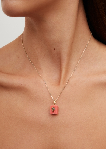 LE CUBO CORAIL OR JAUNE