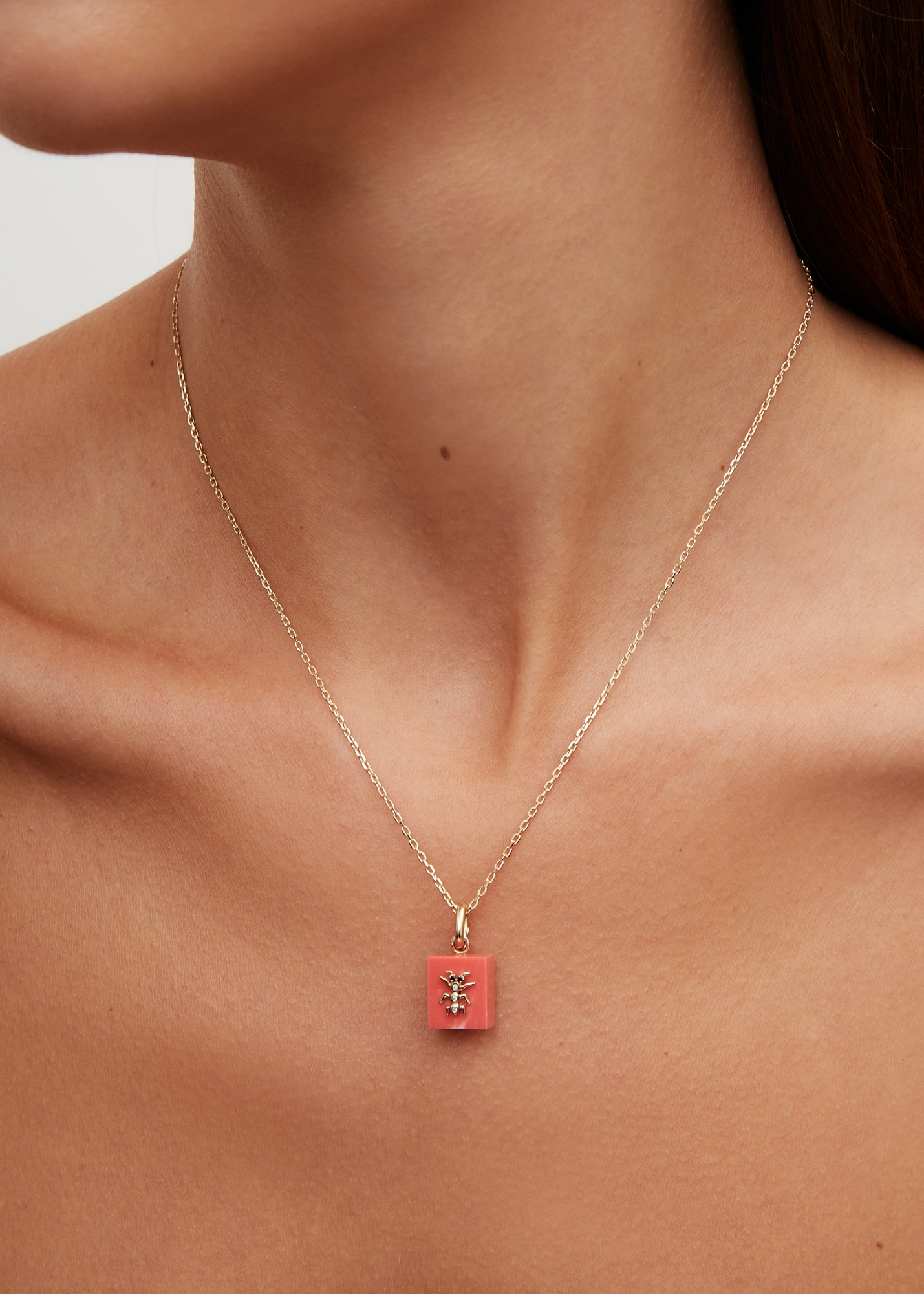 LE CUBO CORAIL OR JAUNE